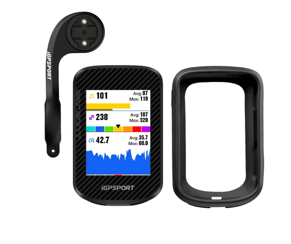 Licznik rowerowy GPS BSC300T + uchwyt M80 + etui BH300 + szyba